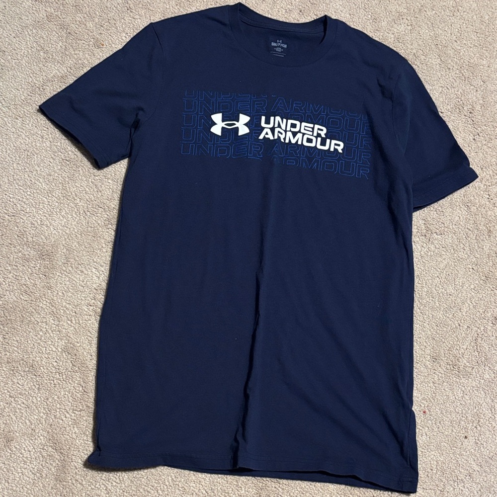 Under Armour Men's Dark Blue Graphic Tee